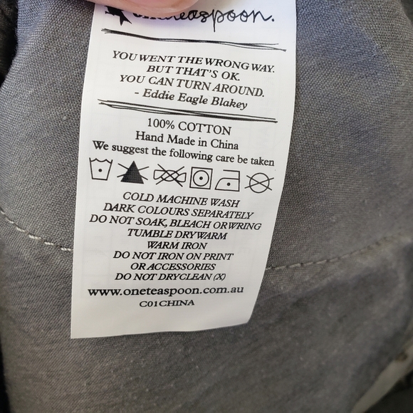 One Teaspoon Super Tough Pants in Danger 26 Baggy Jogger - Picture 15 of 16